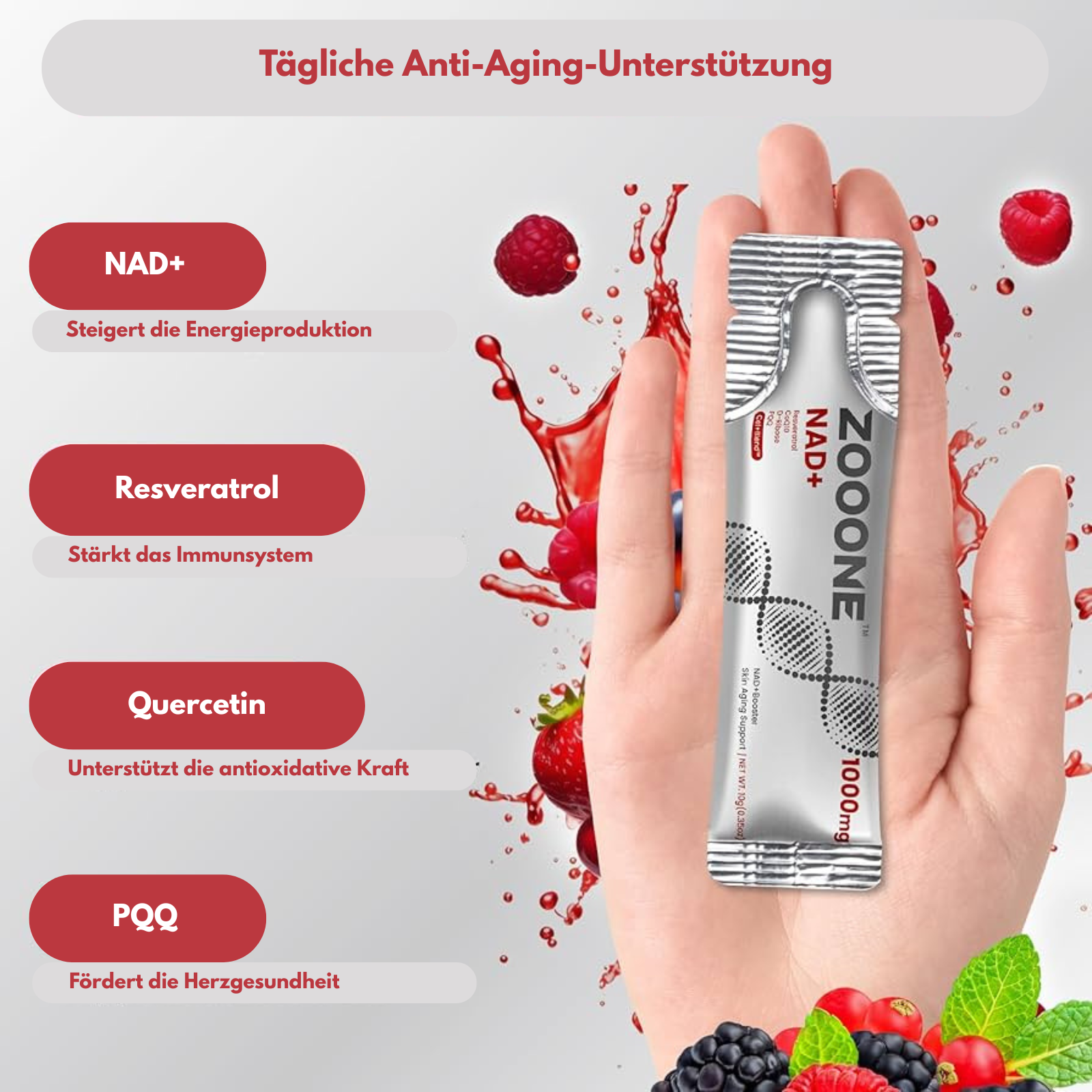 Anti-Aging NAD+ Zellenergiedrink