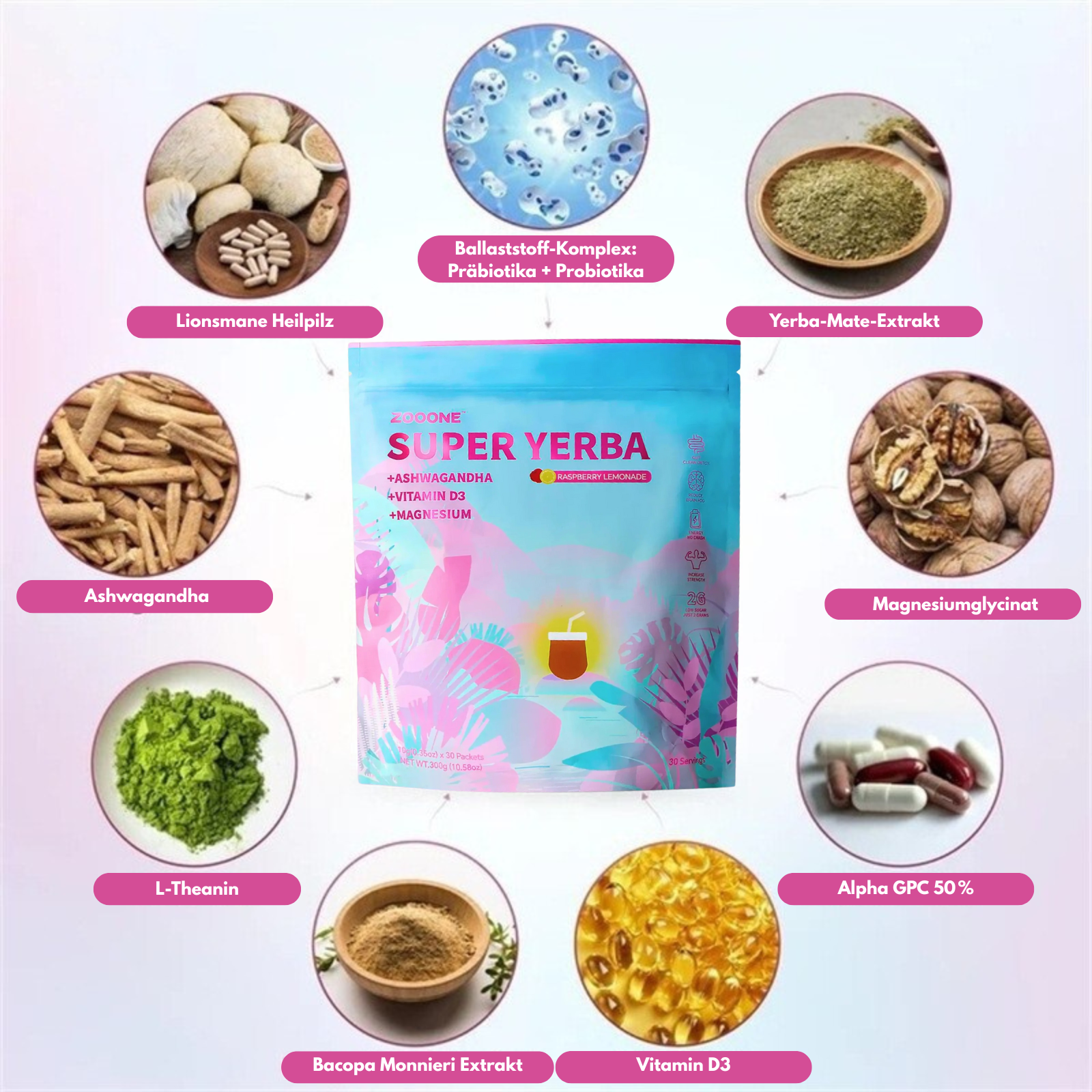 Konzentrationsbooster mit Super Yerba!