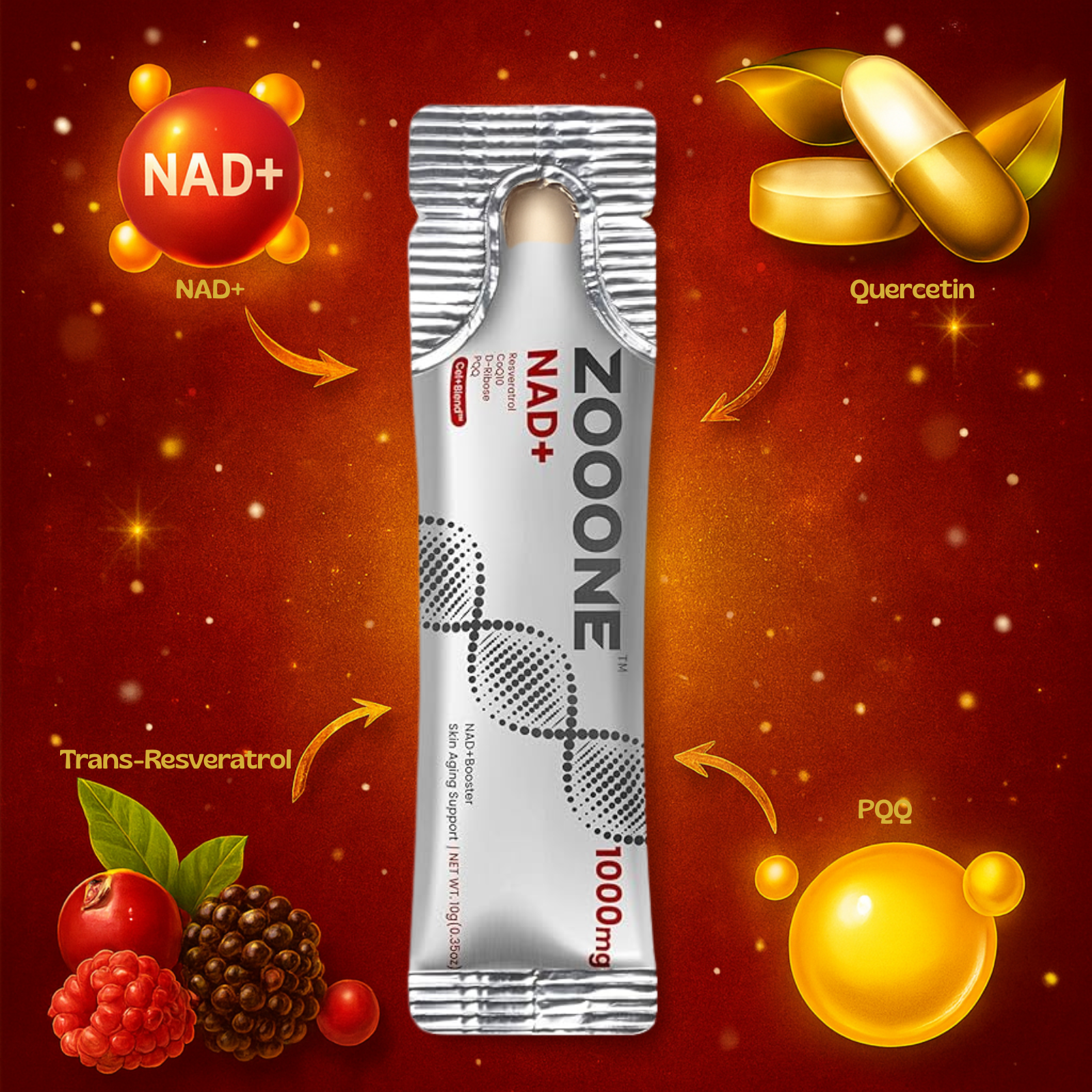 Anti-Aging NAD+ Zellenergiedrink